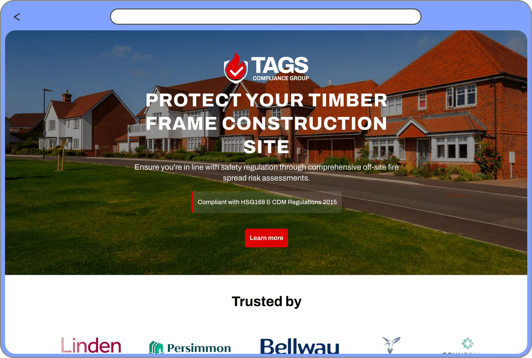 Example of a StudioDana website